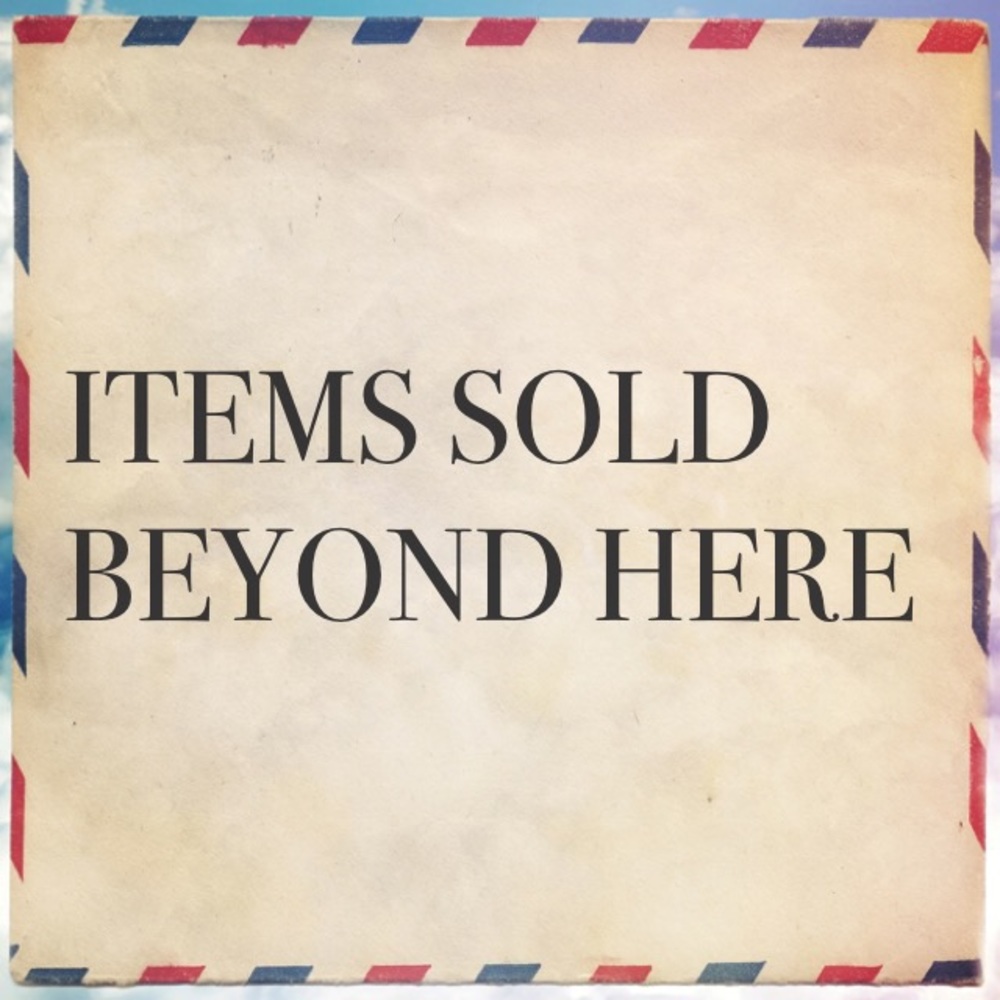 Past this sign all items are sold